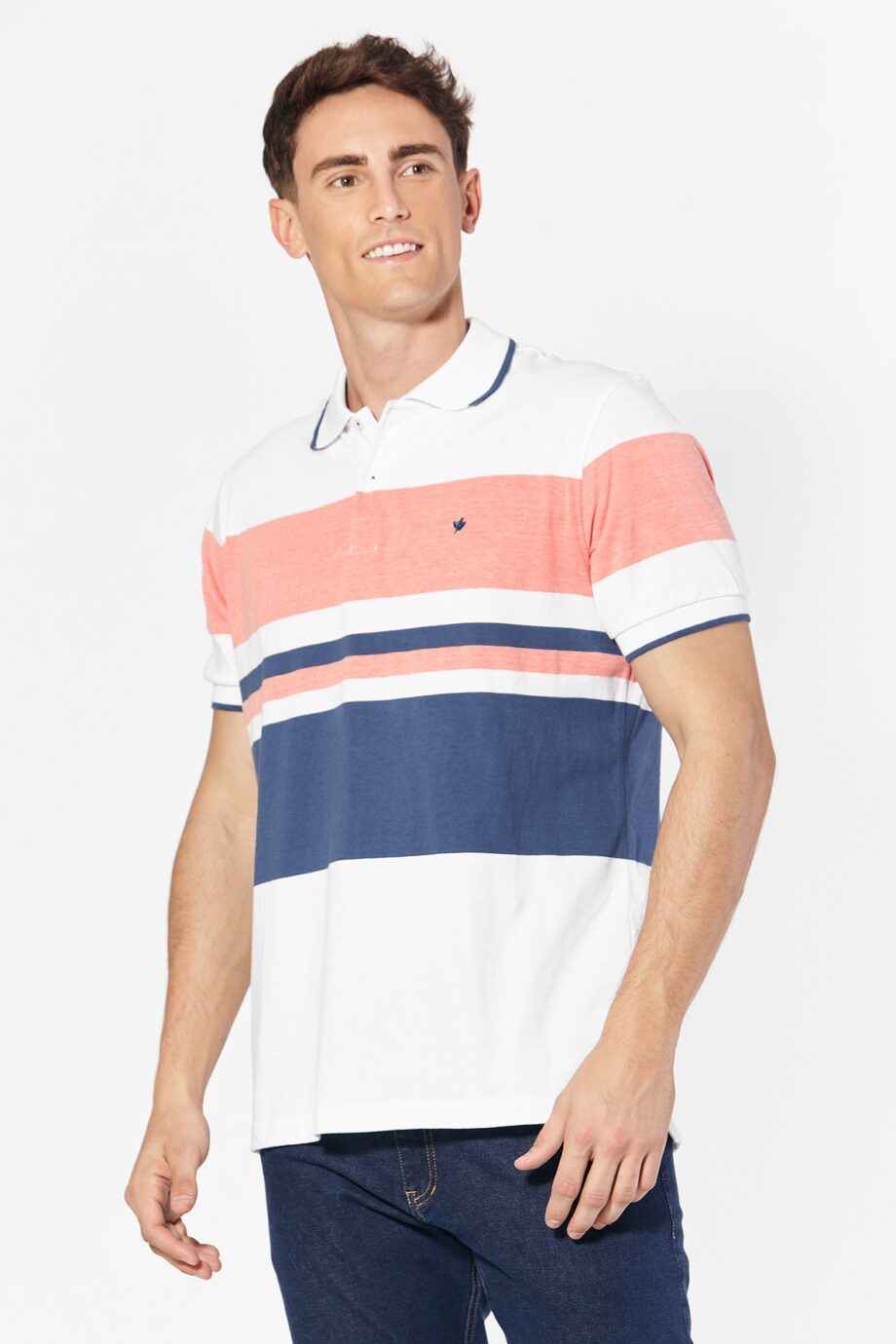 Polo rayada de jersey