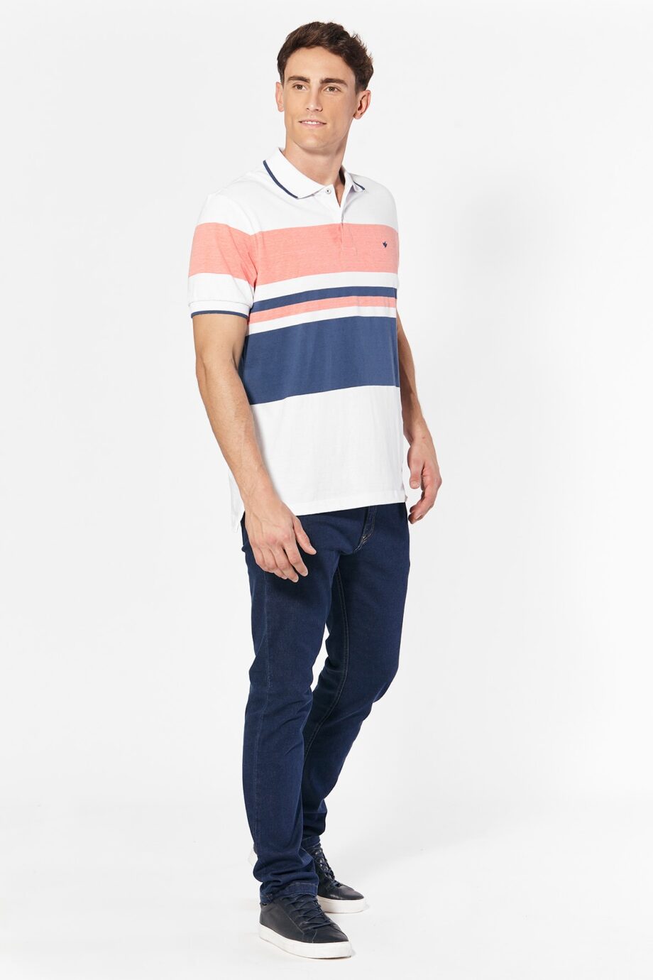 Polo rayada de jersey
