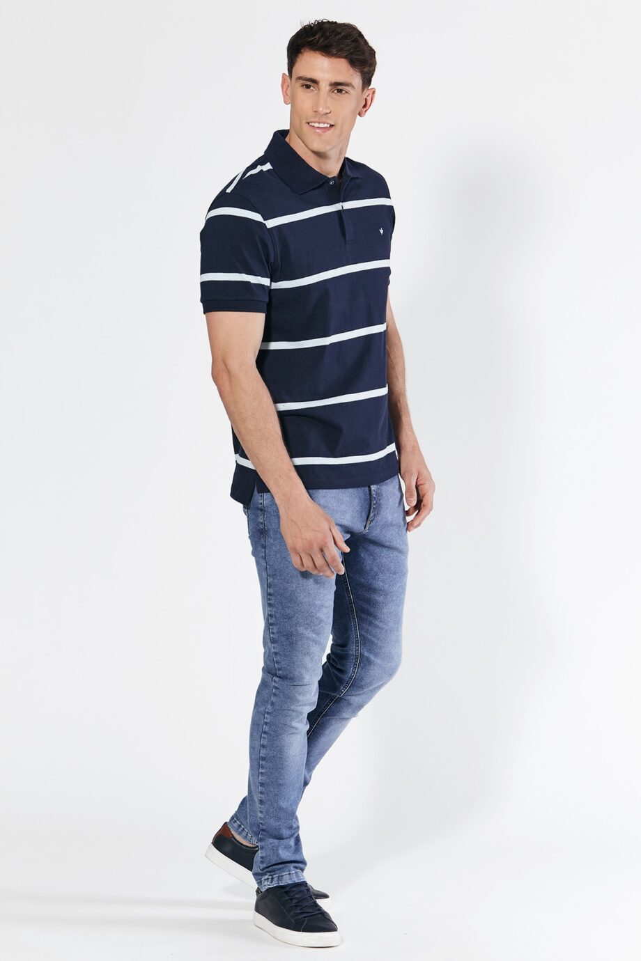 Polo rayada de jersey