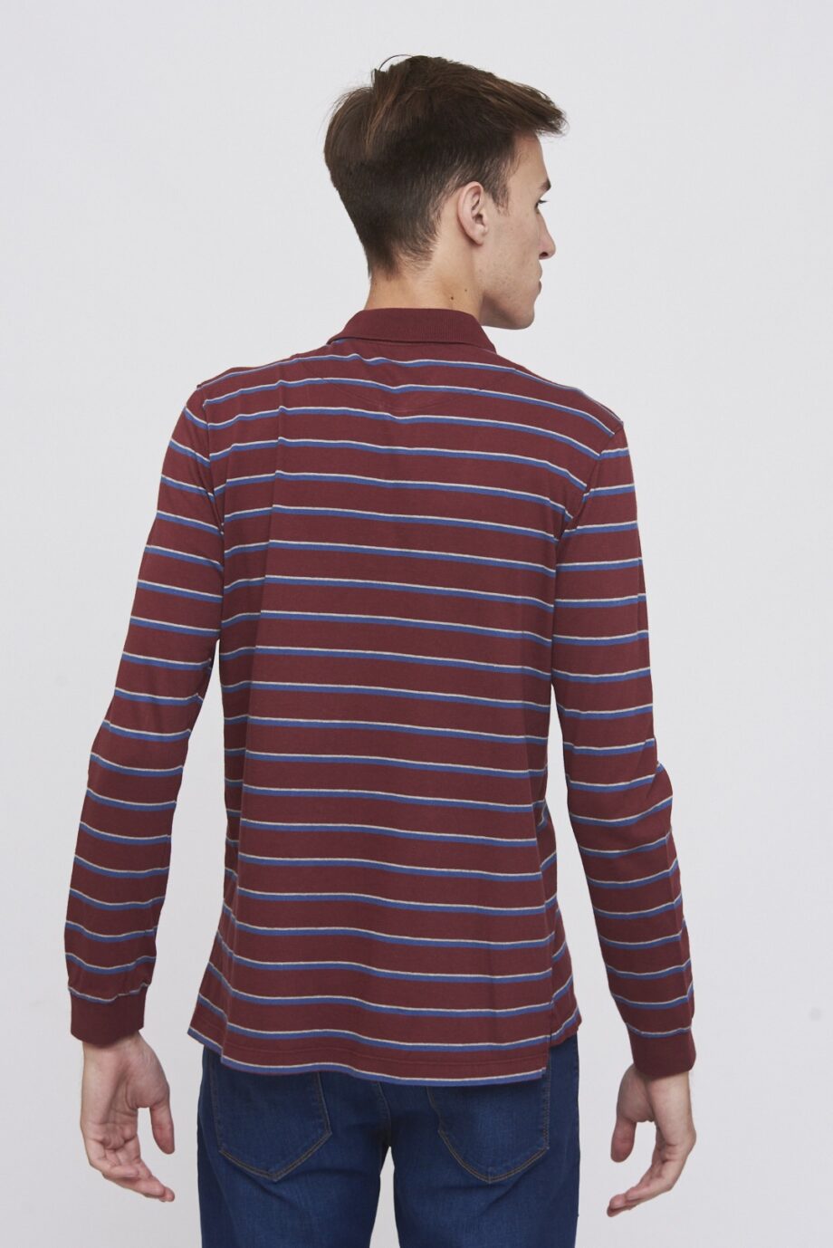 Polo rayada de jersey