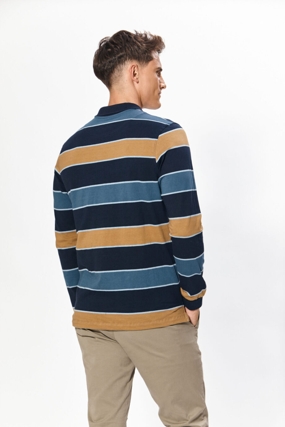 Polo rayada de jersey