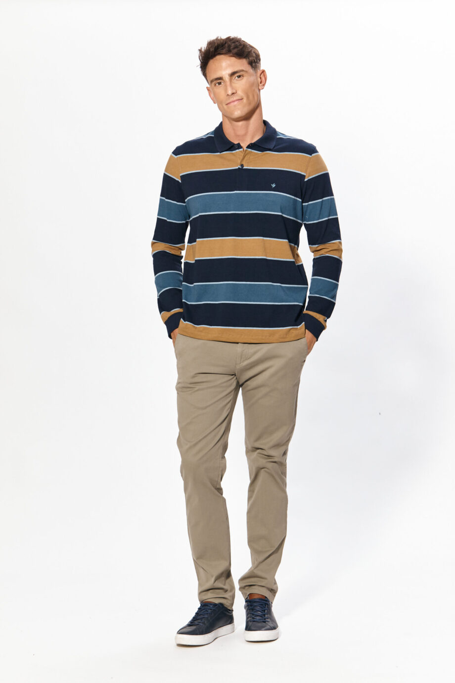 Polo rayada de jersey