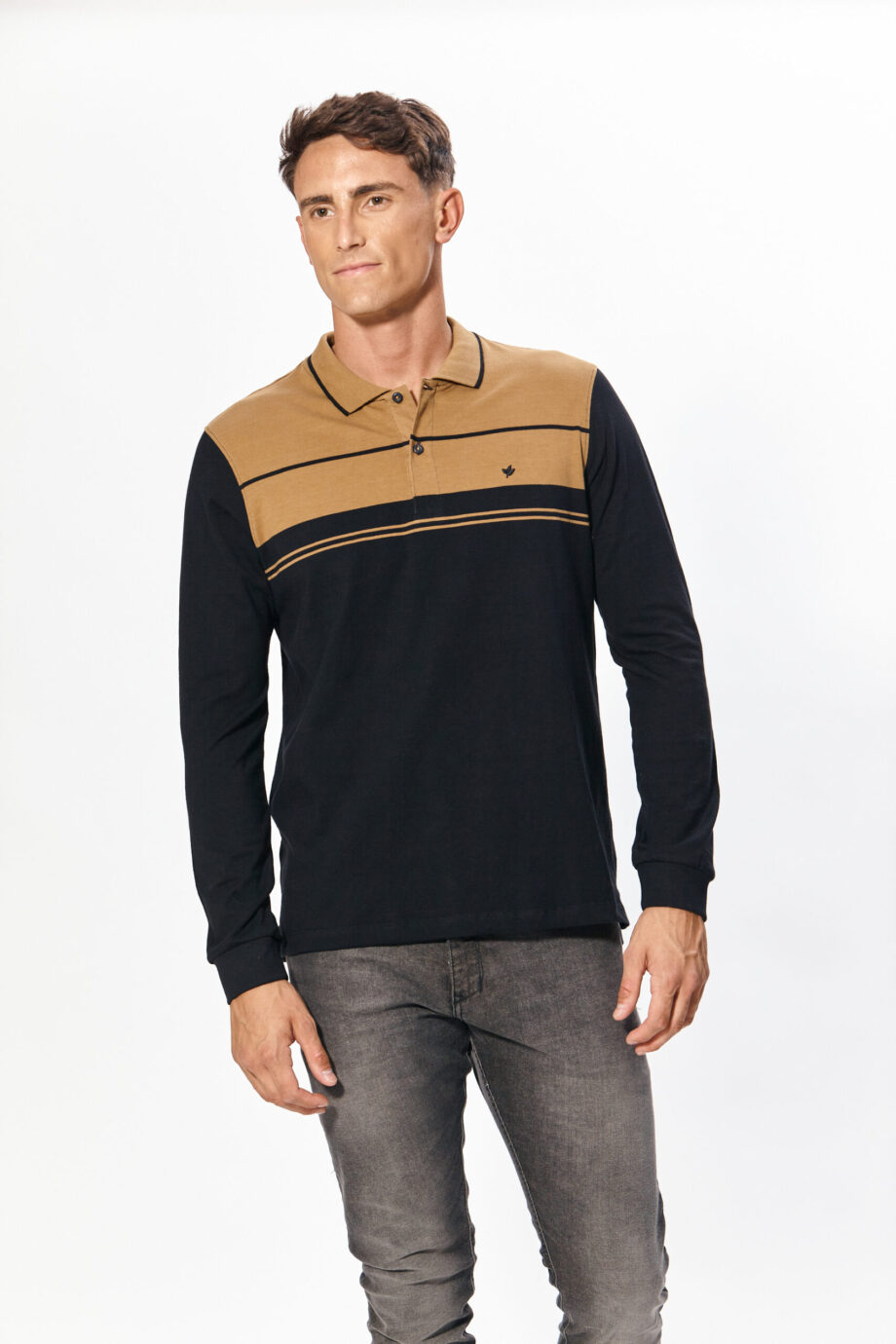 Polo rayada de jersey