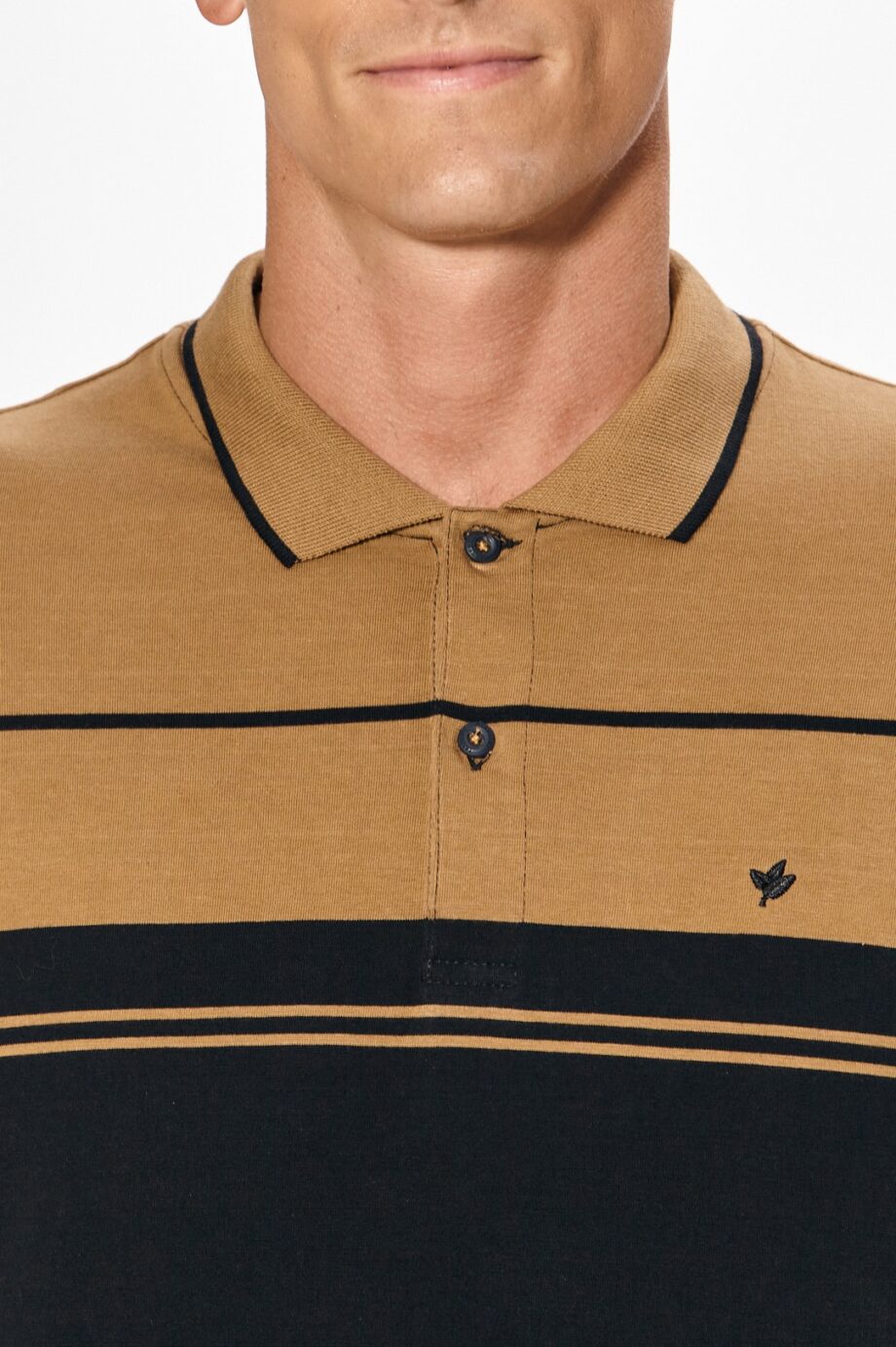 Polo rayada de jersey