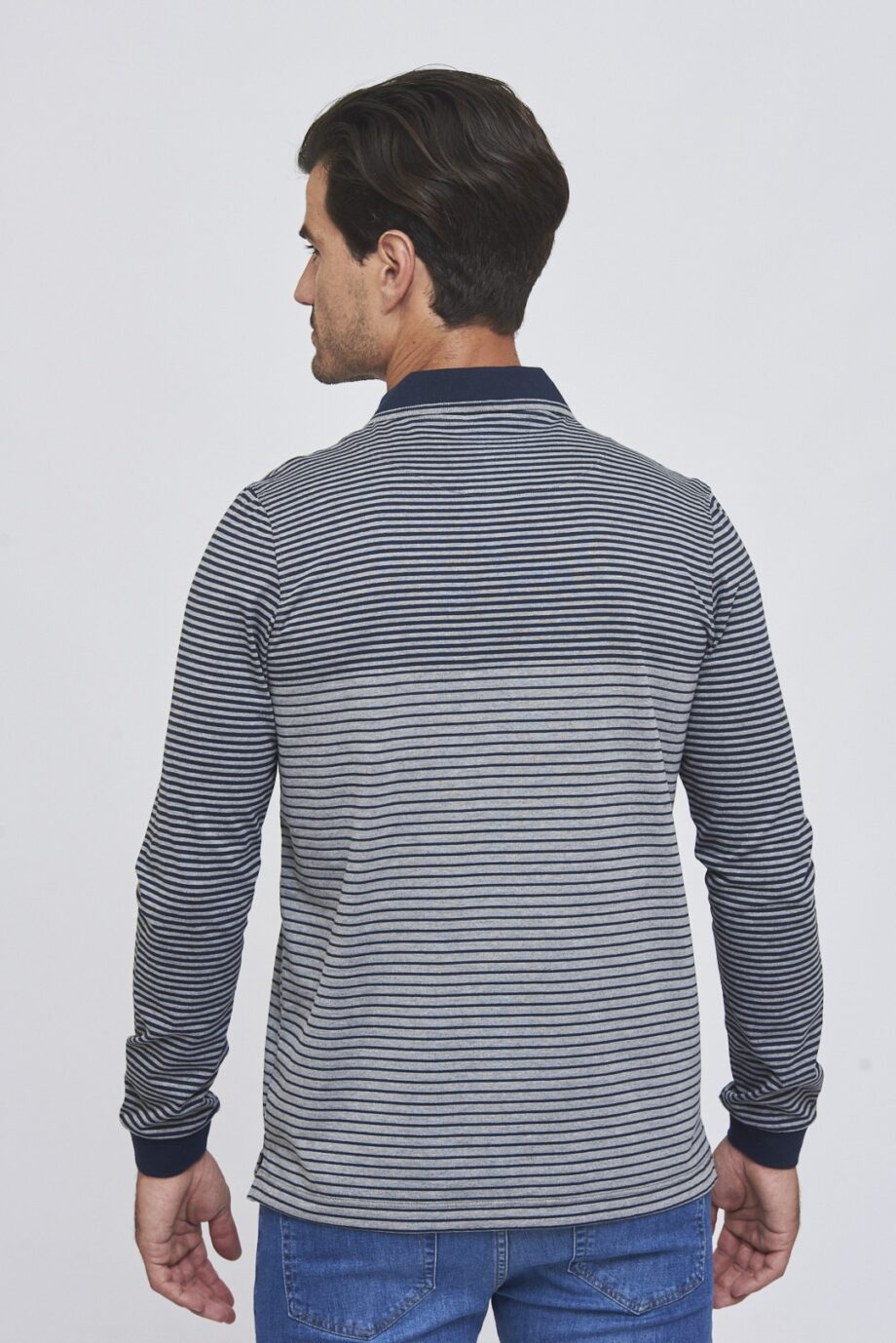 Polo rayada de jersey