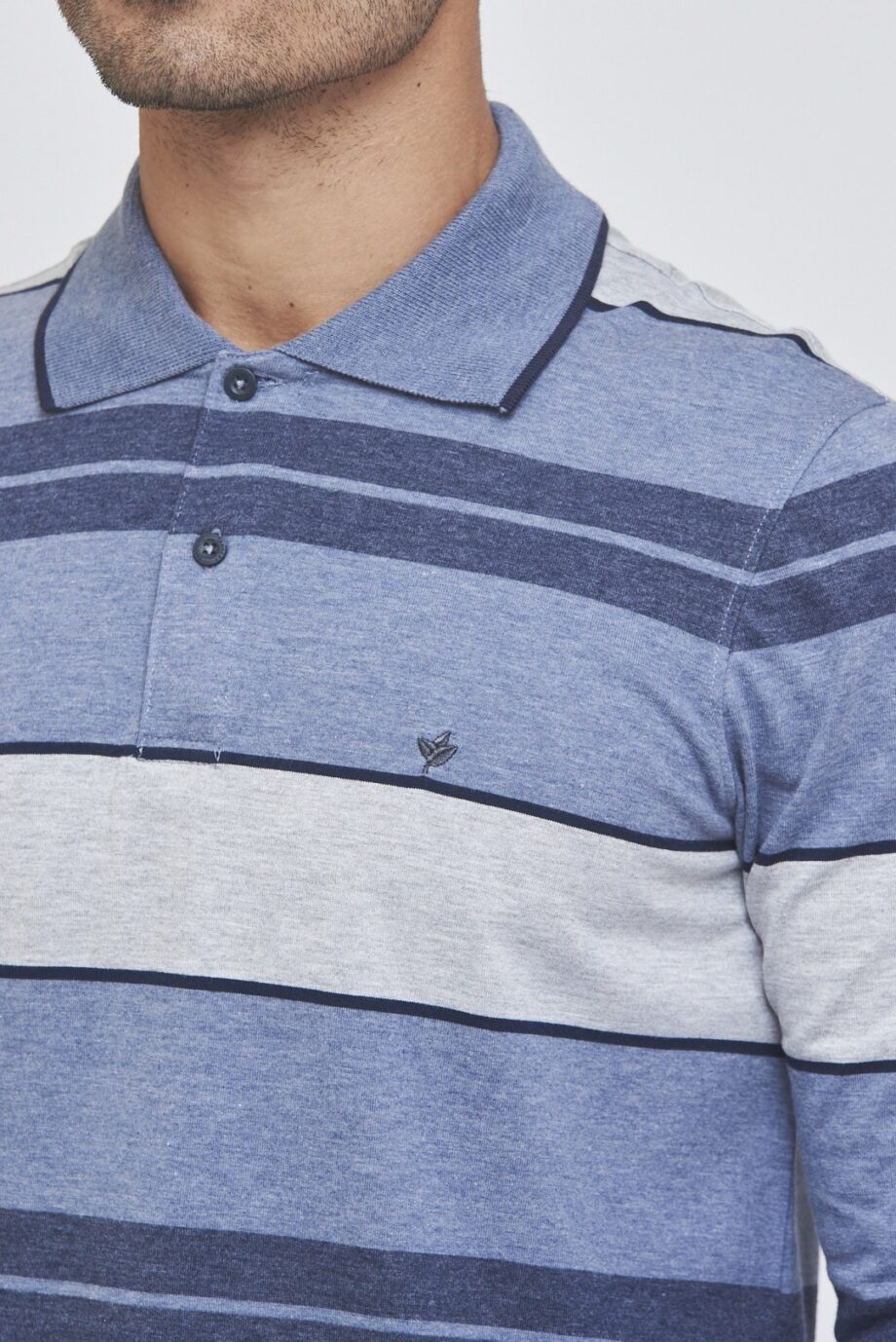 Polo rayada de jersey