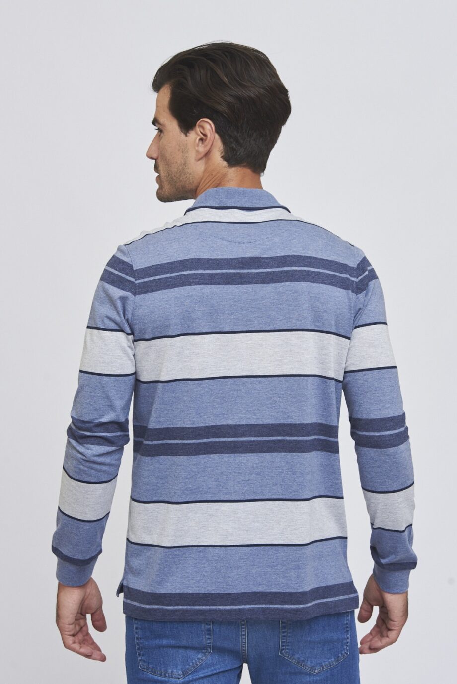 Polo rayada de jersey