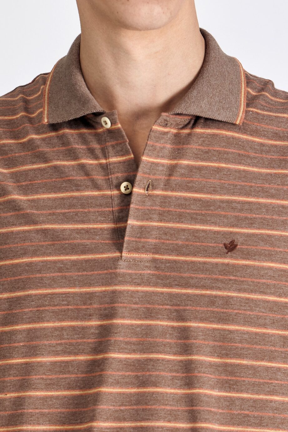 Polo de jersey rayada