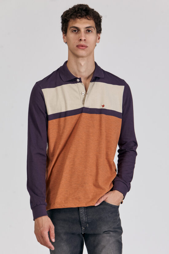Polo rayada de jersey
