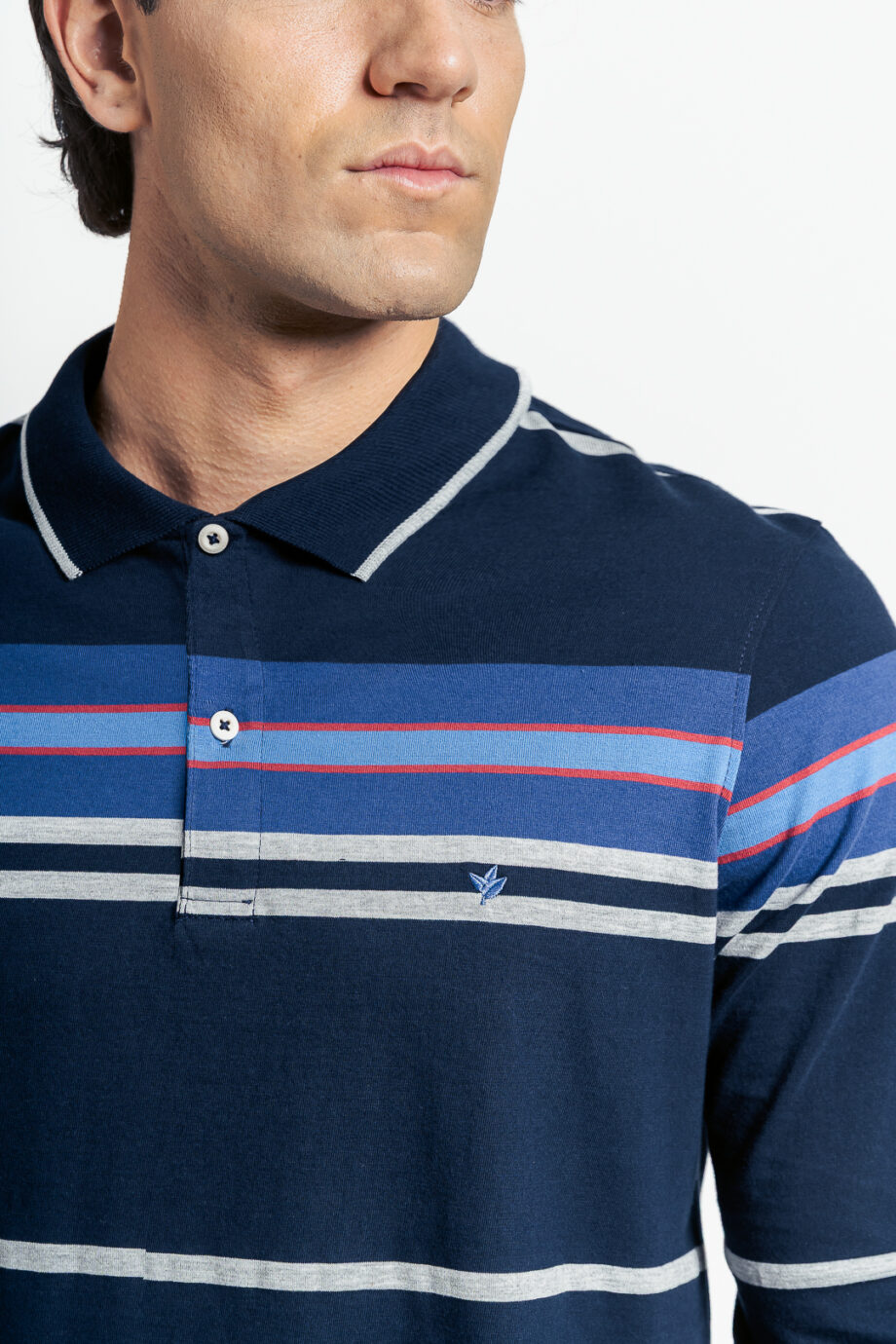 Polo rayada de jersey