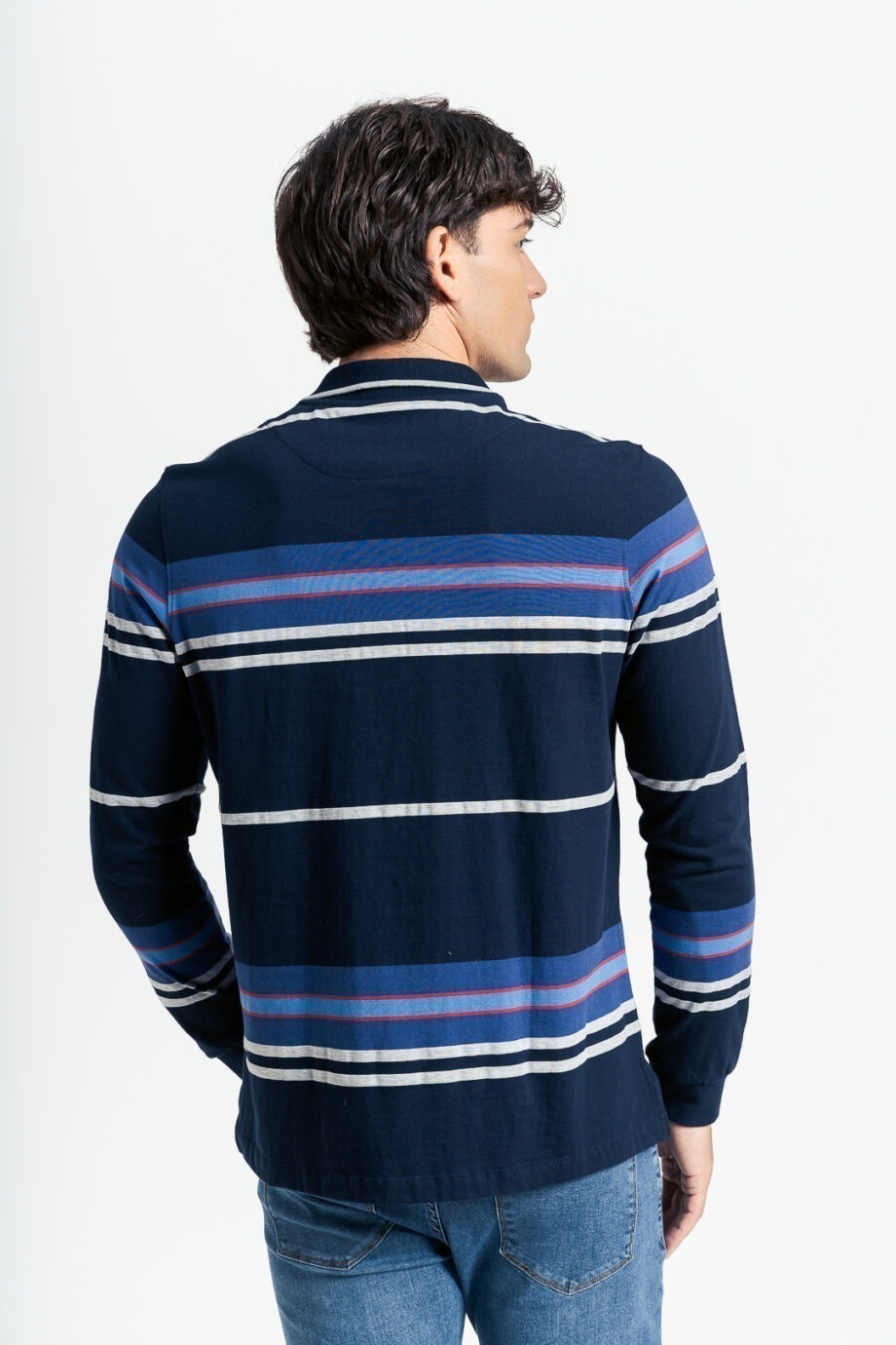 Polo rayada de jersey
