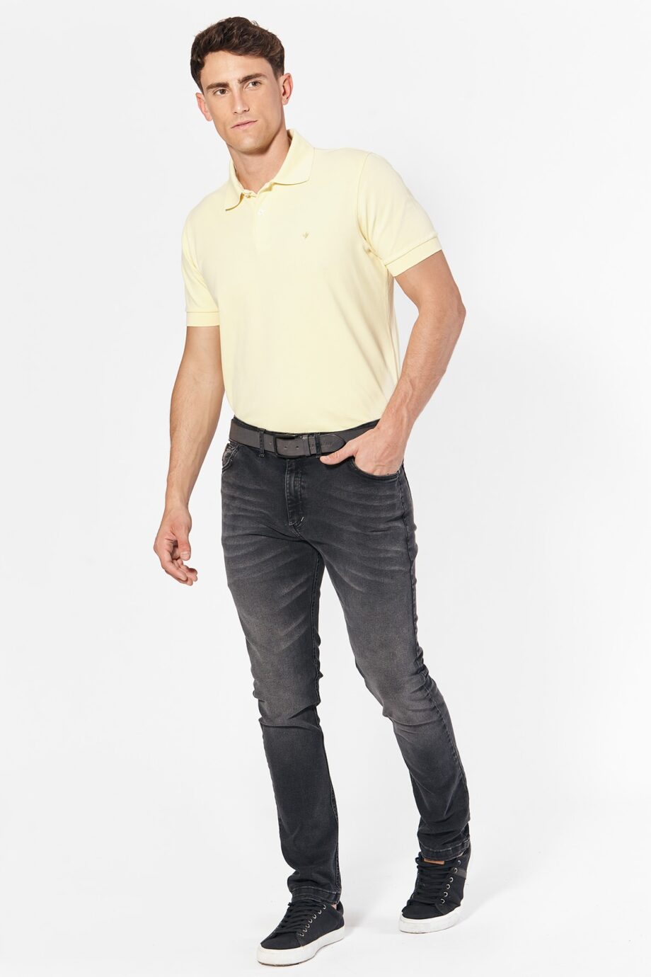 Polo de piqué liso