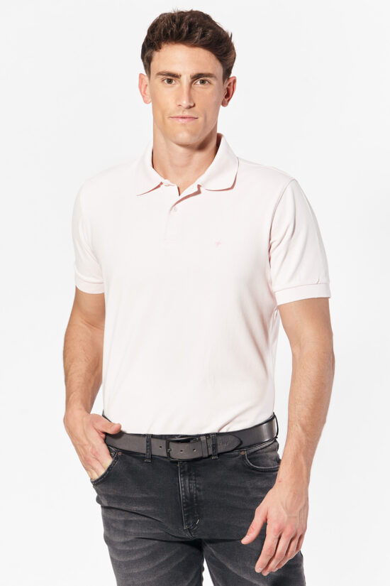 Polo lisa de piqué pima peruano