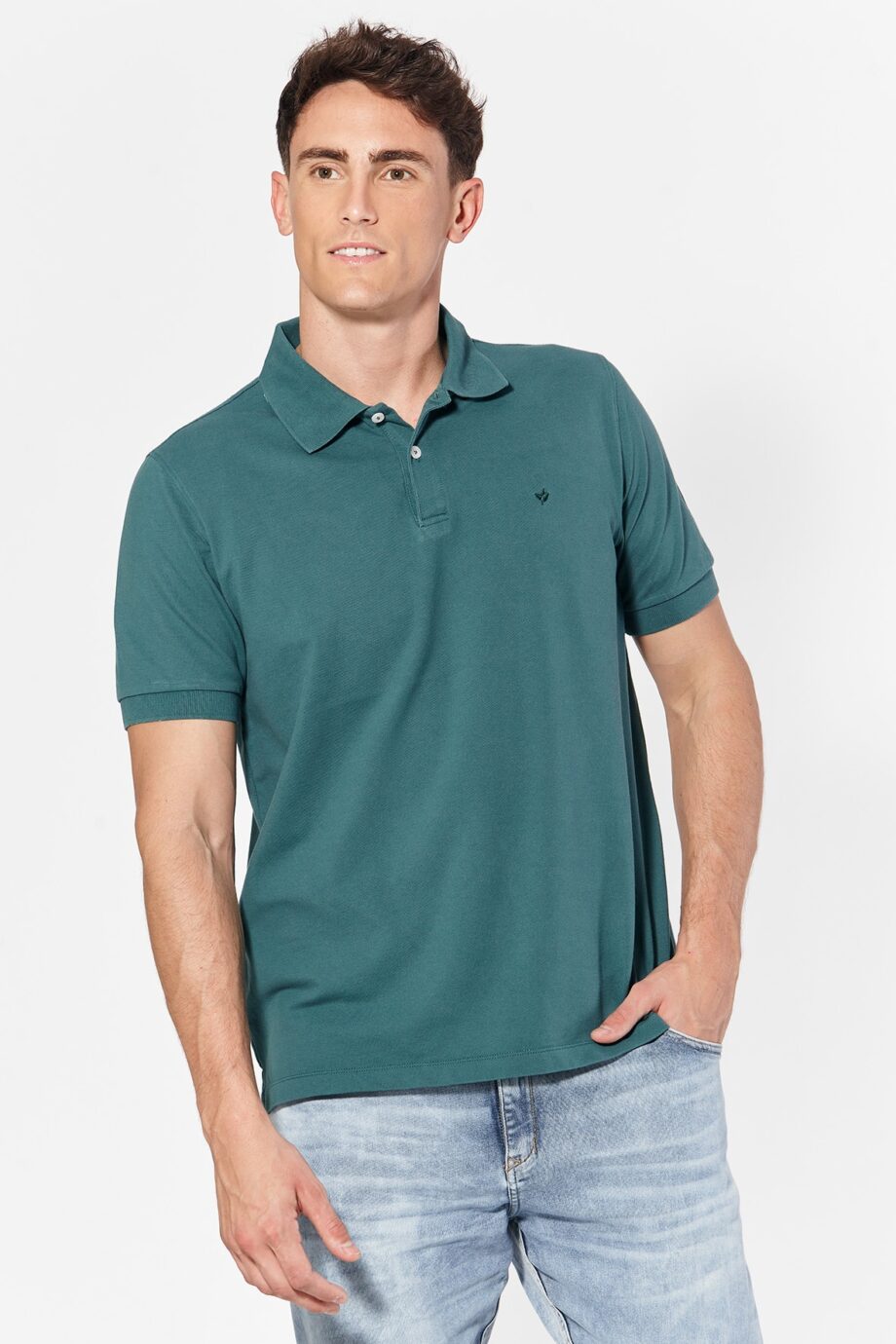 Polo de piqué liso