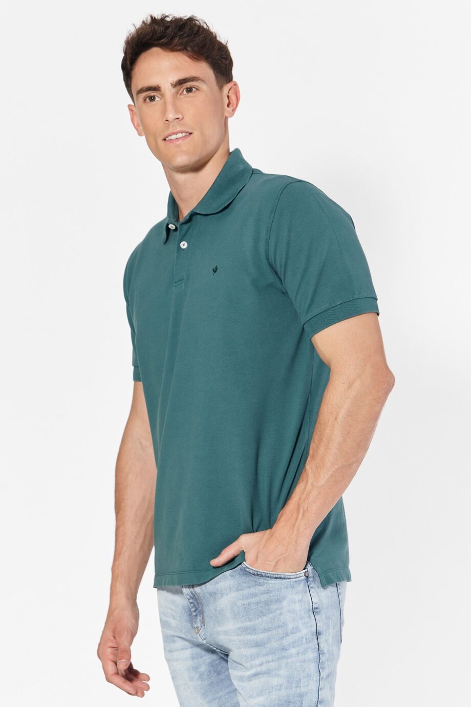 Polo de piqué liso