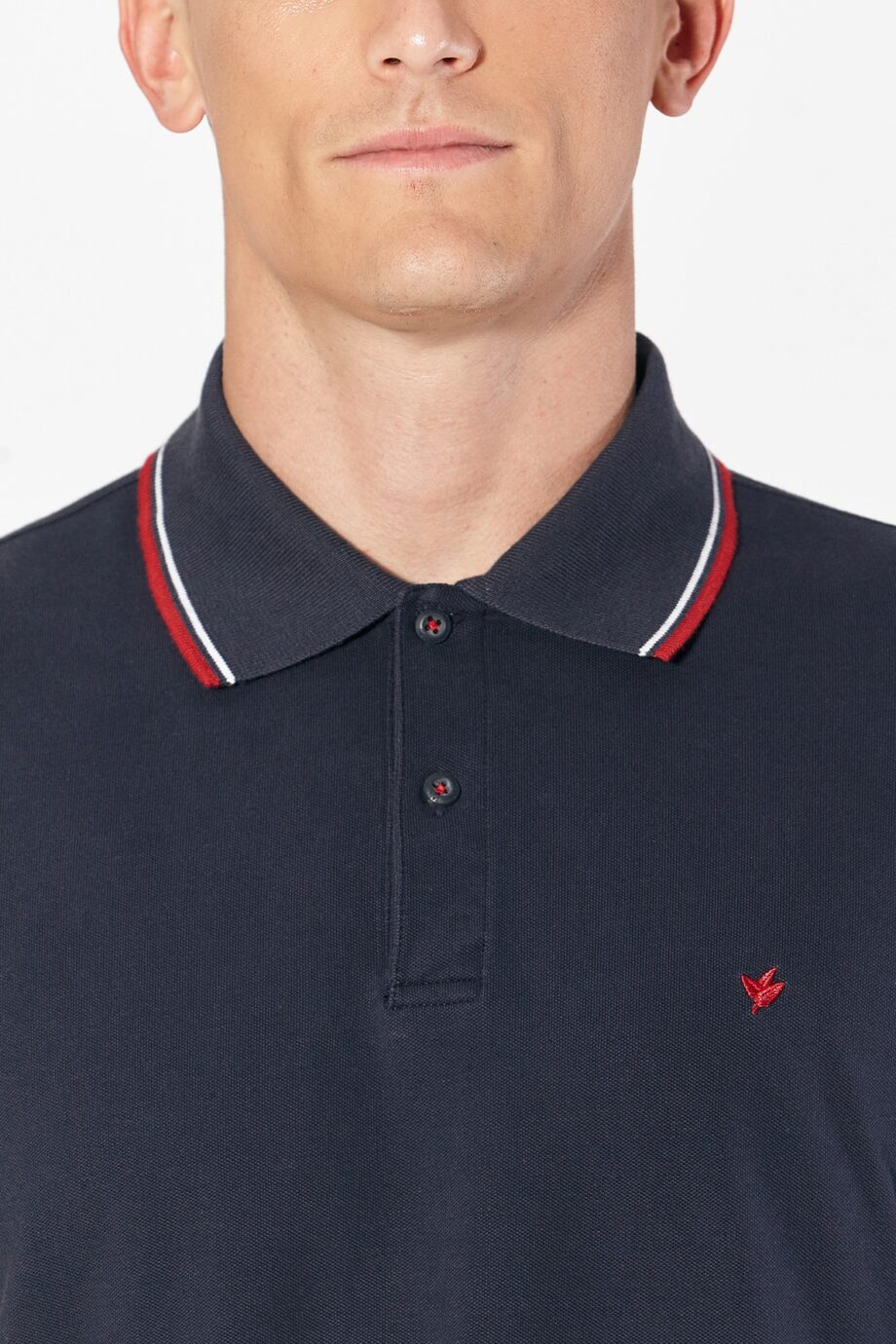 Polo de piqué con 2 vivos