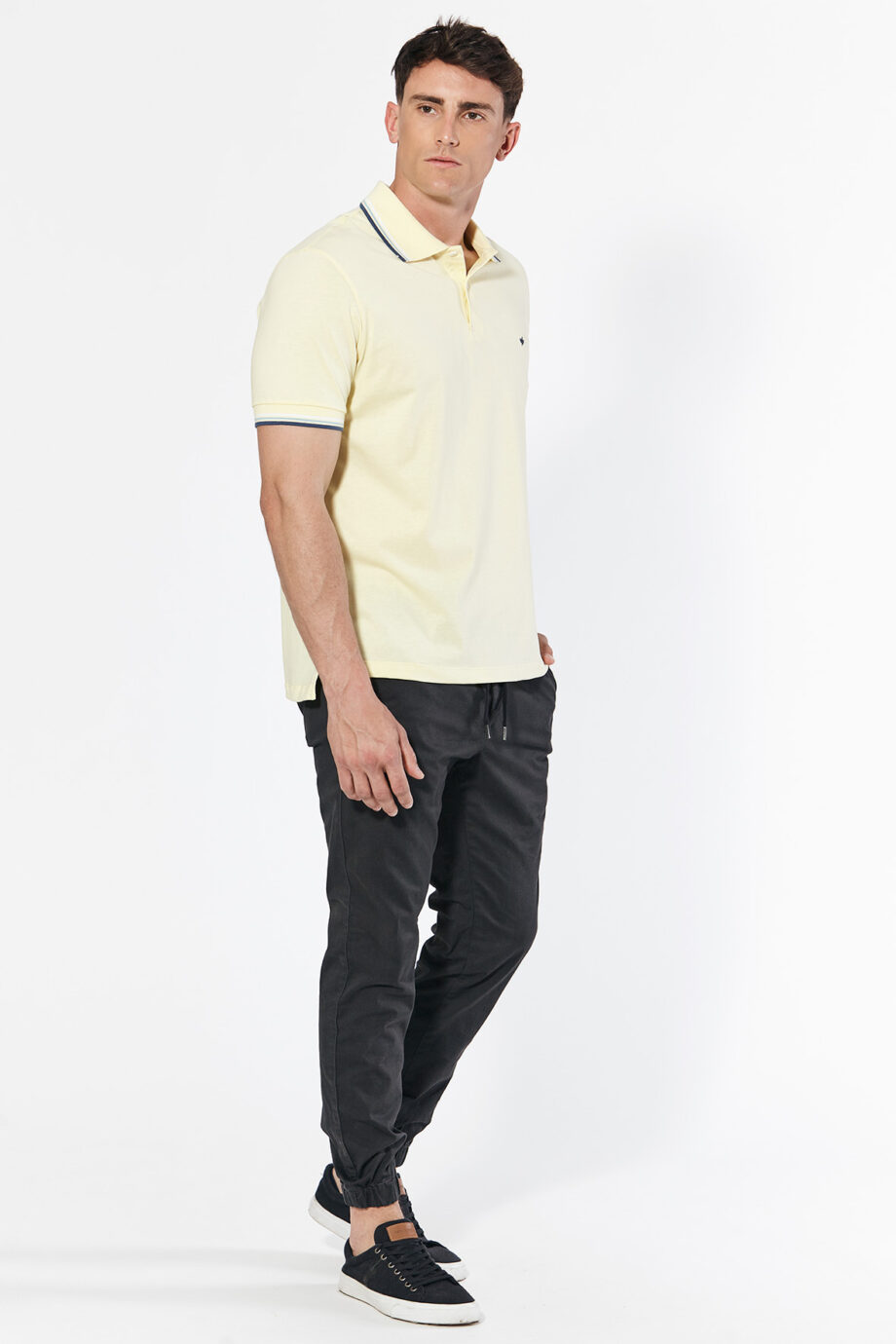 Polo 3 vivos de jersey peruano