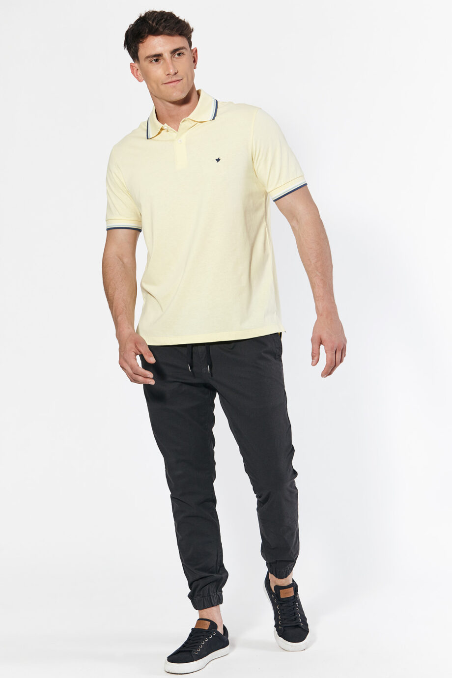Polo 3 vivos de jersey peruano