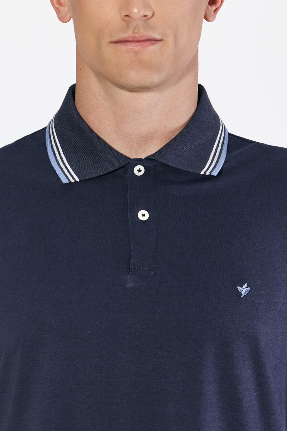 Polo 3 vivos de jersey peruano