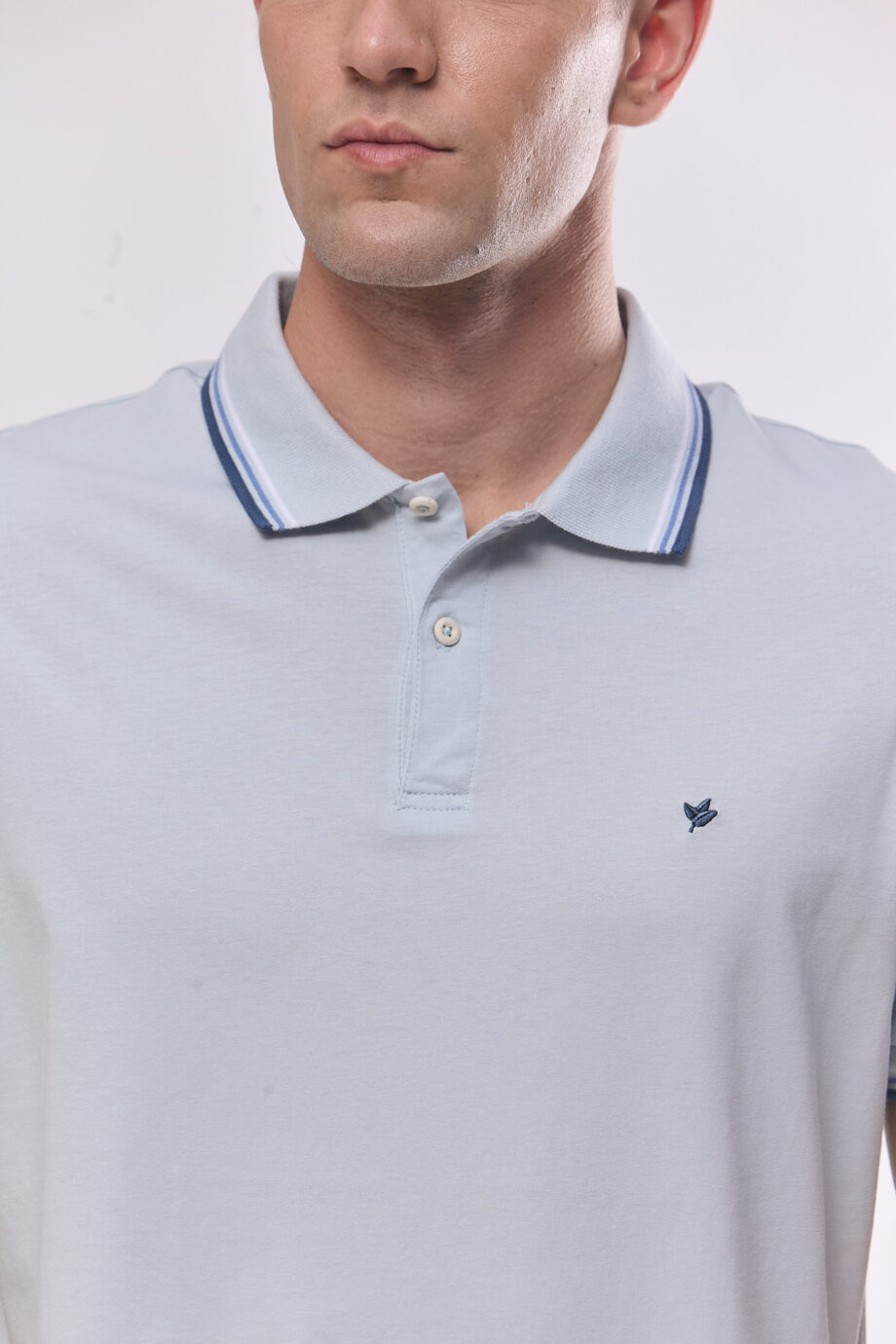Polo 3 vivos de jersey peruano
