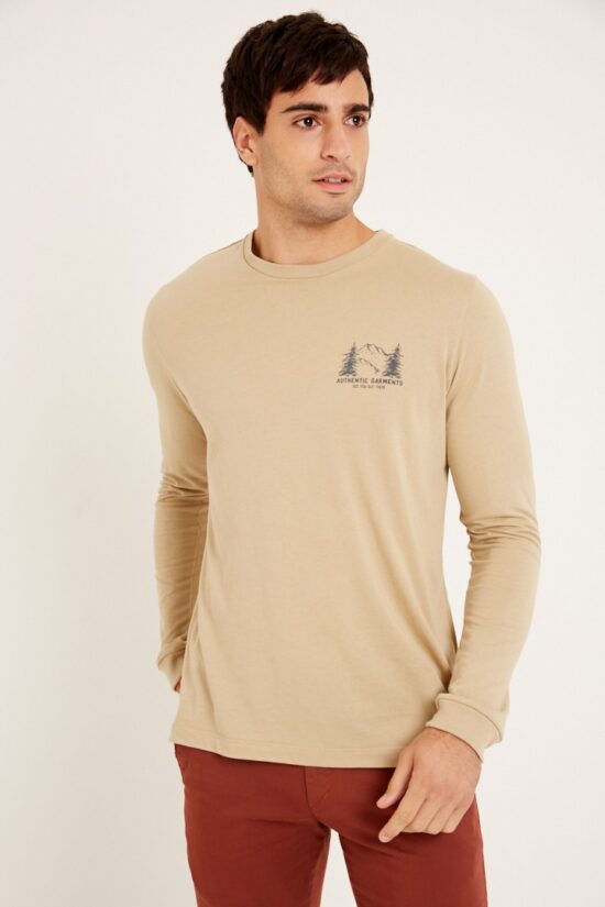 Remera mangas largas AUTHENTICS GARMENTS de jersey