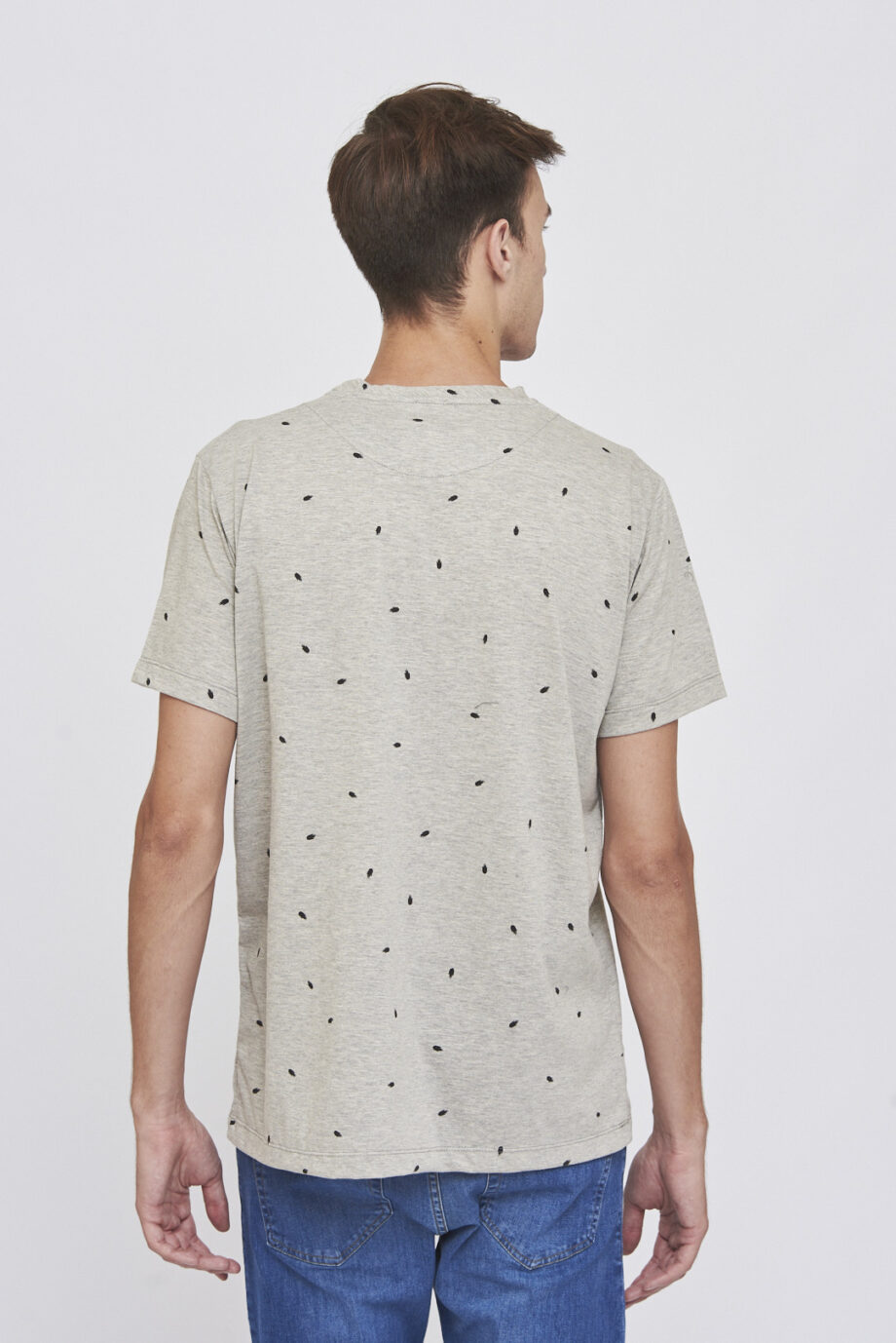 Remera estampada de jersey