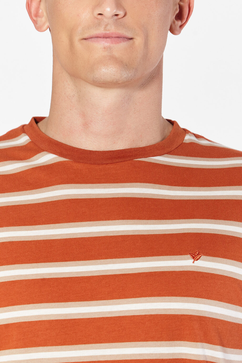 Remera de jersey rayado