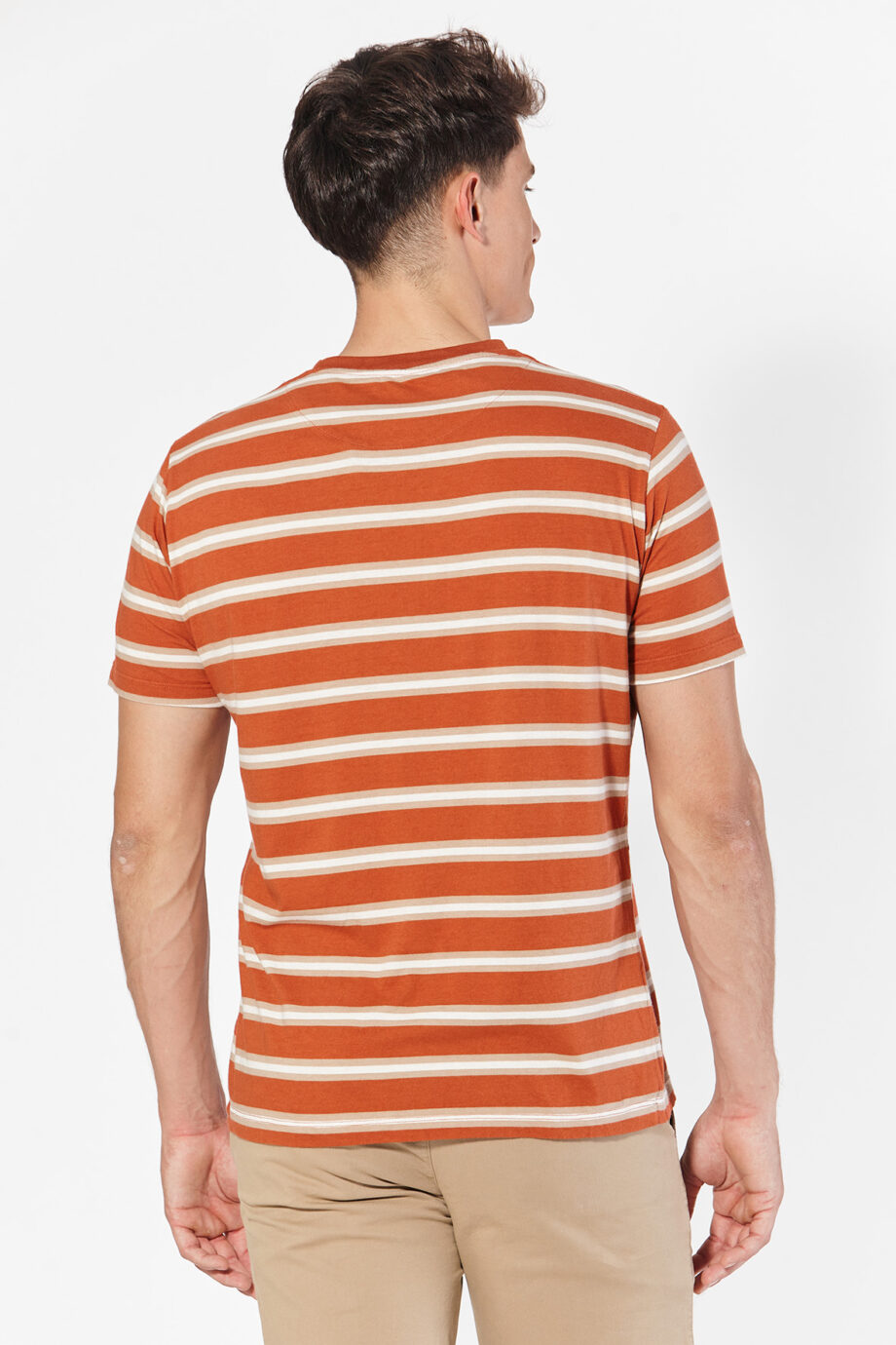 Remera de jersey rayado