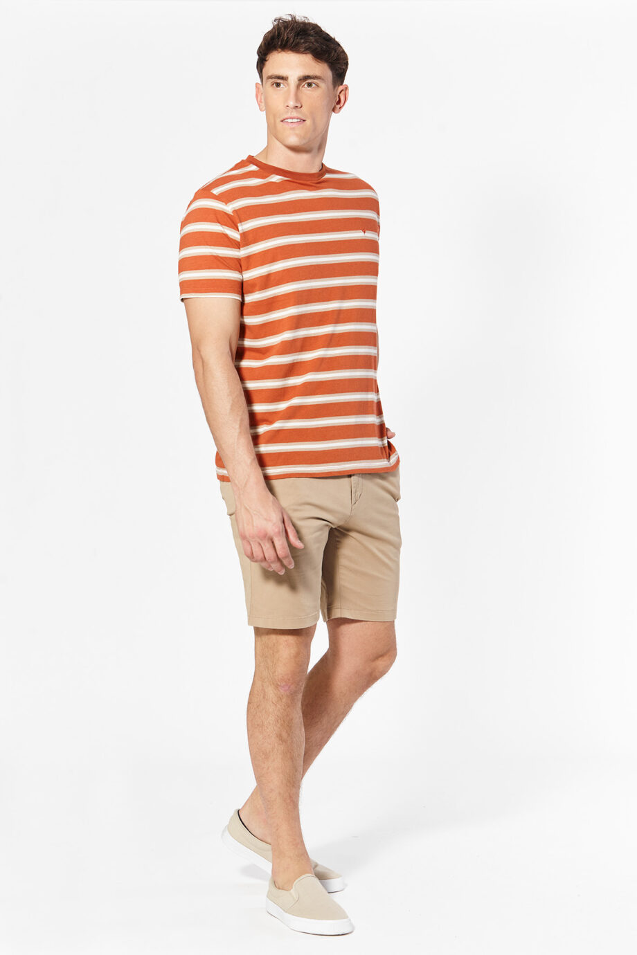 Remera de jersey rayado