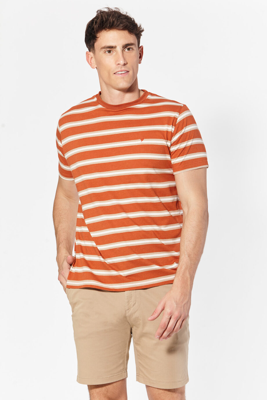 Remera de jersey rayado