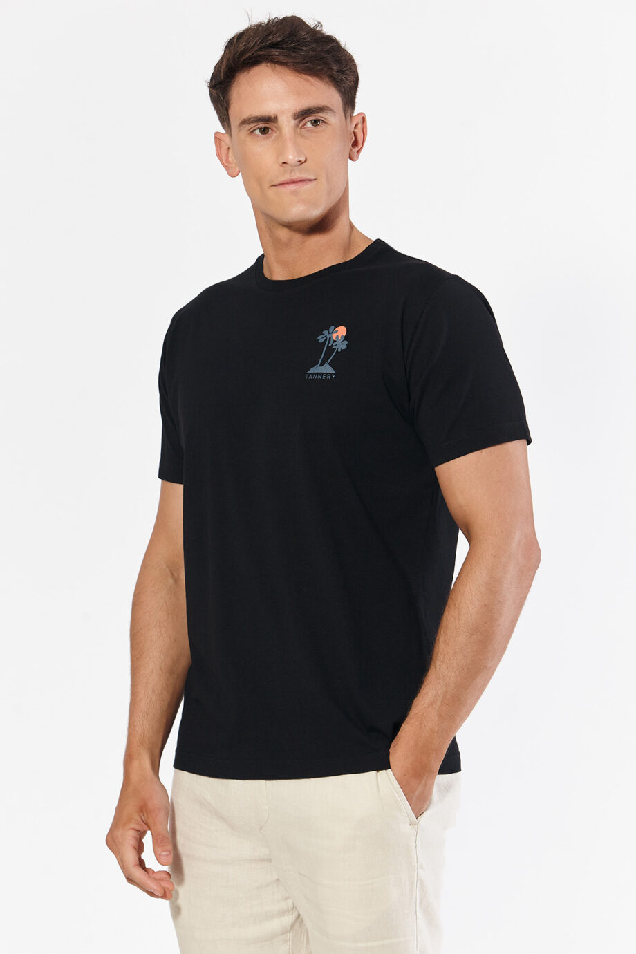 Remera palmera de pima peruano