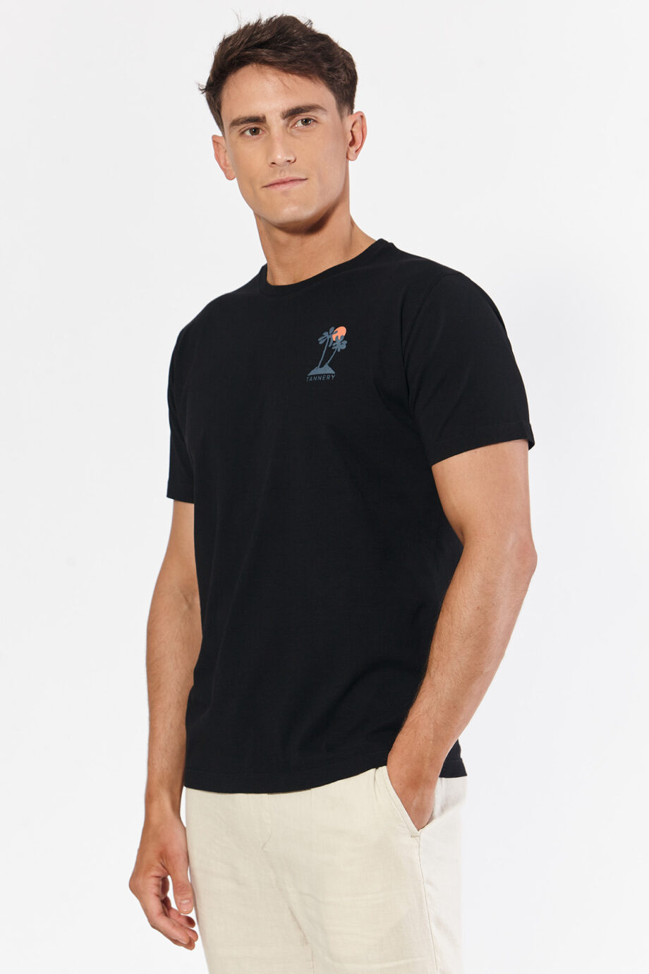 Remera palmera de pima peruano