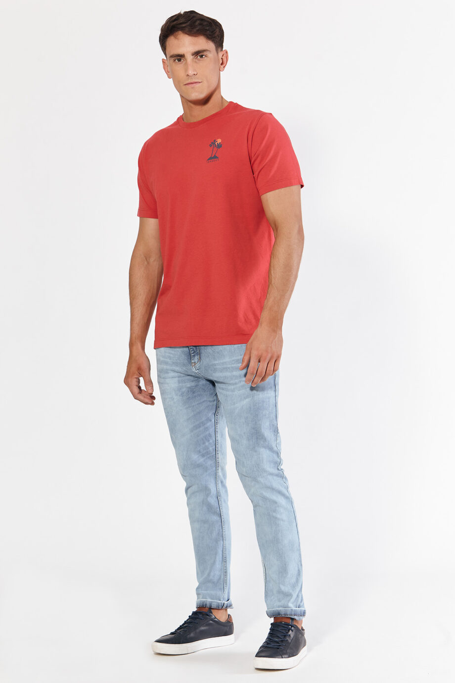 Remera palmera de pima peruano