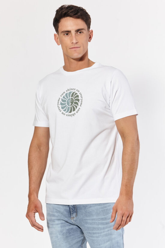Remera sun shines de pima peruano