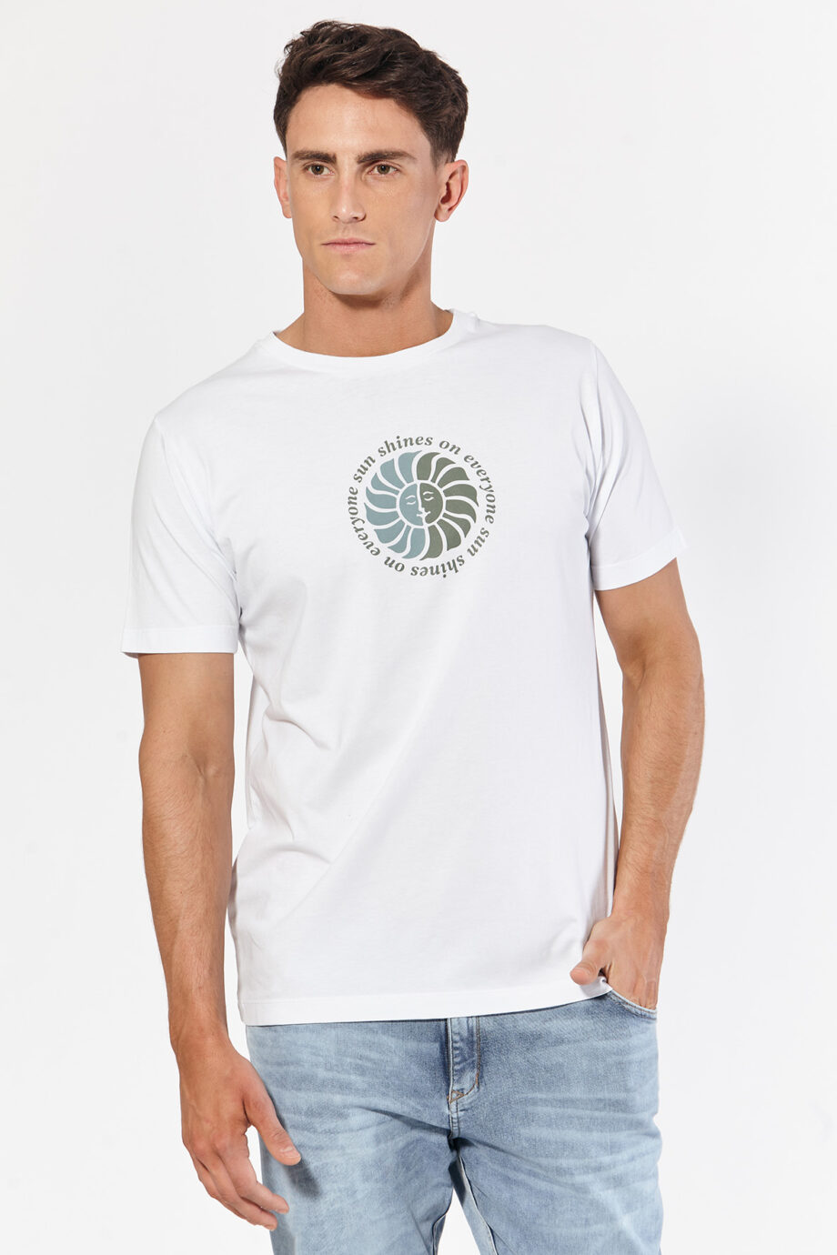 Remera sun shines de pima peruano