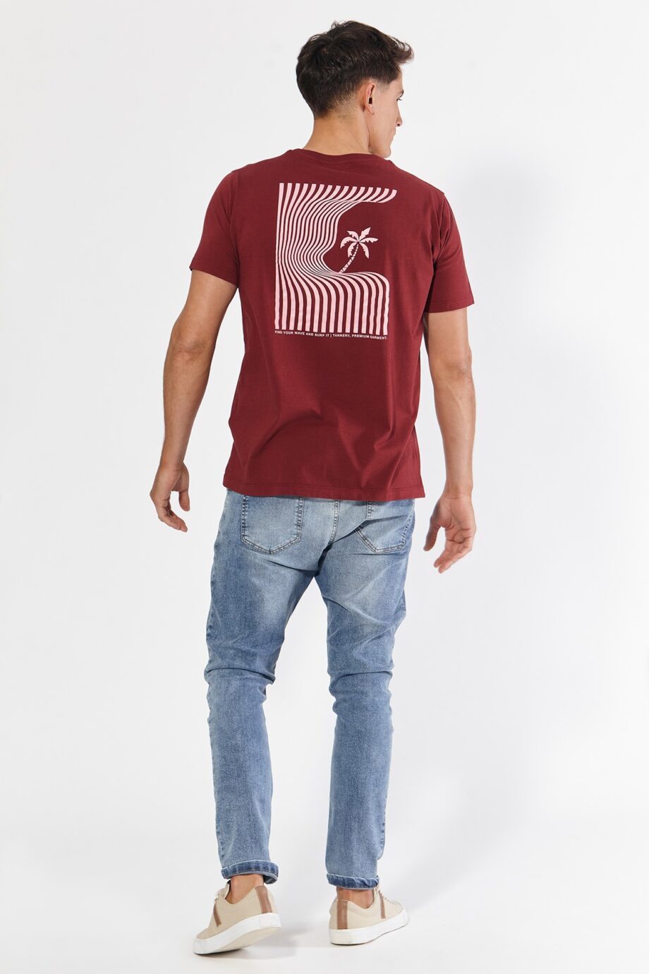 Remera find your wave de pima peruano