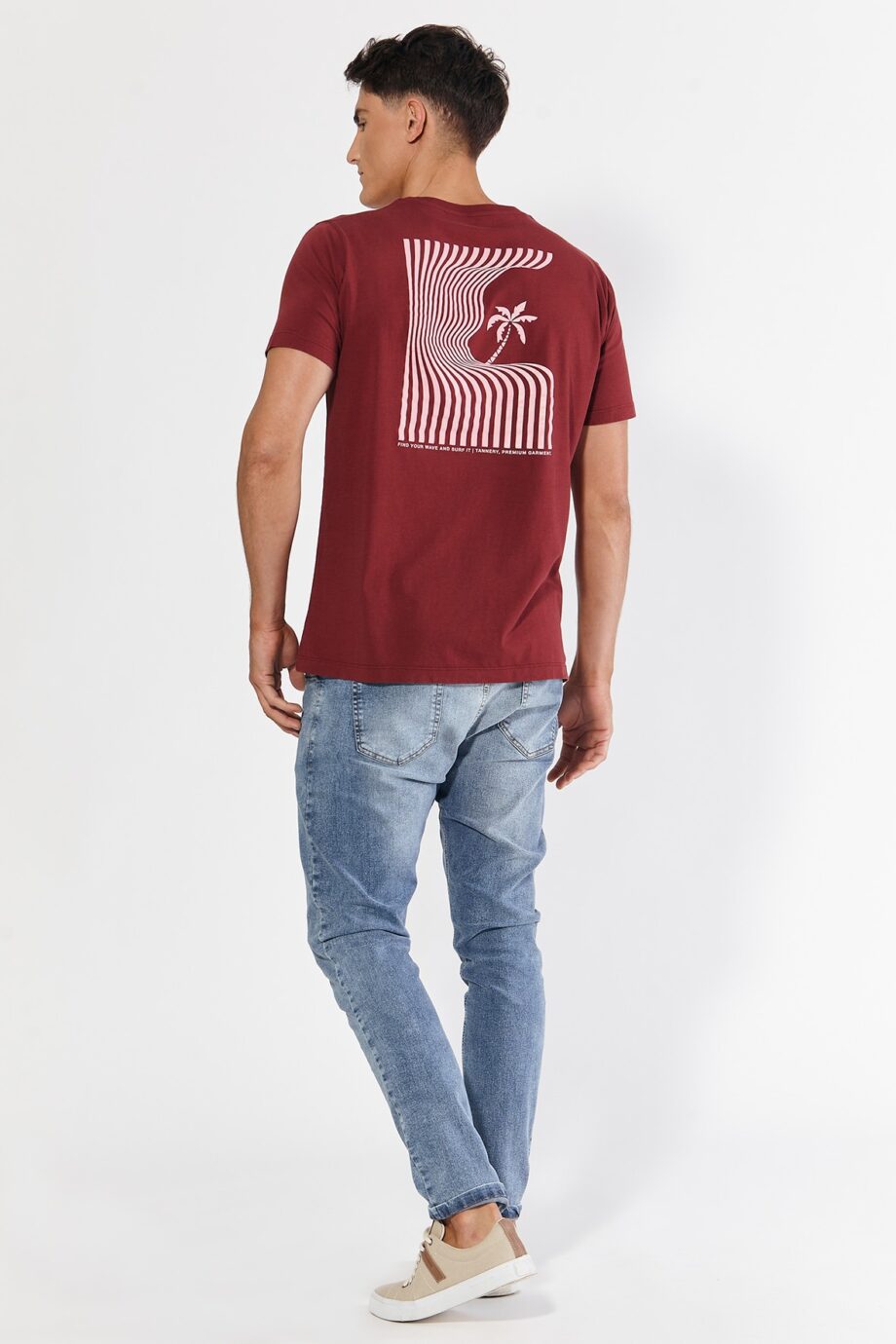 Remera find your wave de pima peruano