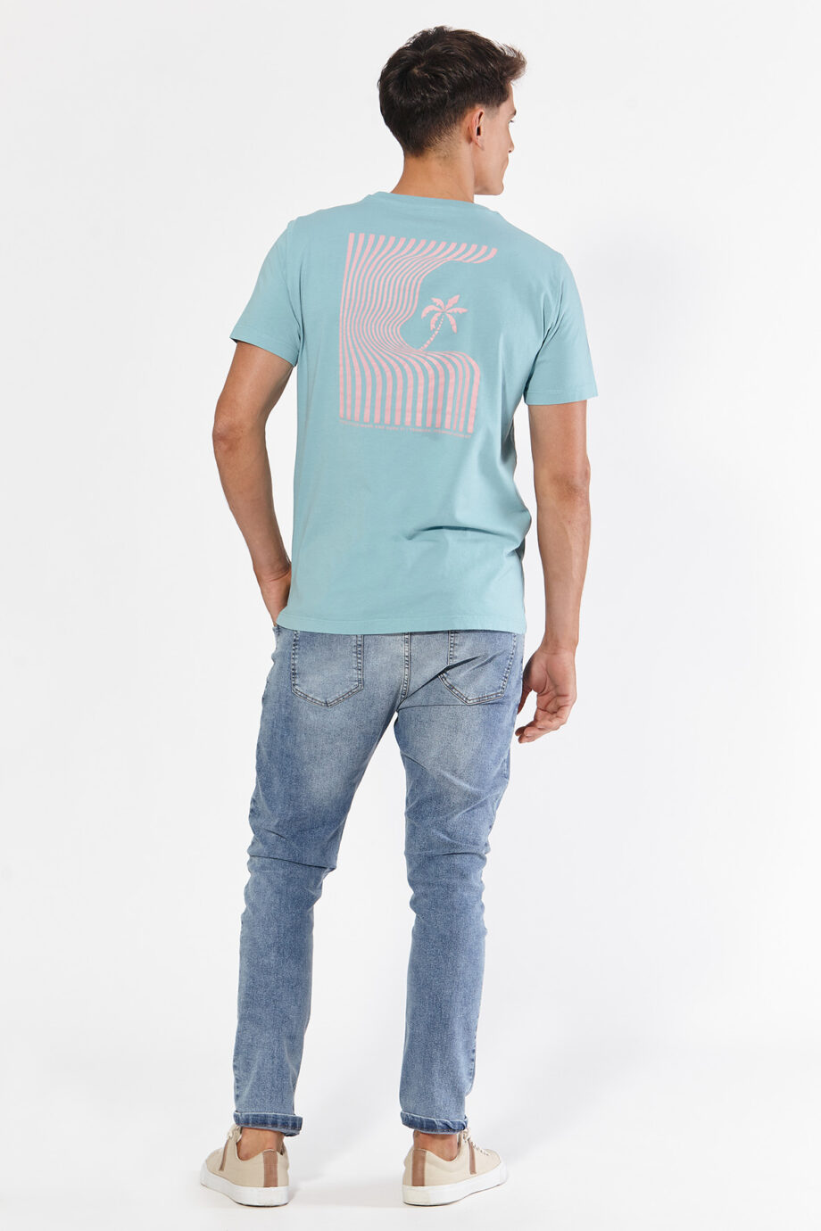 Remera find your wave de pima peruano