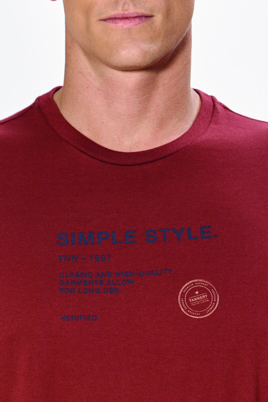 Remera simple style de jersey