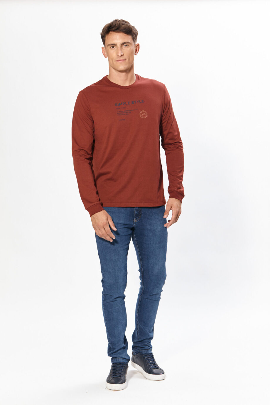 Remera simple style de jersey