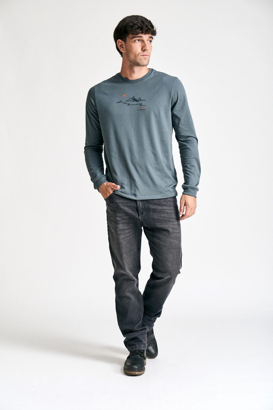 Remera mangas largas landscape