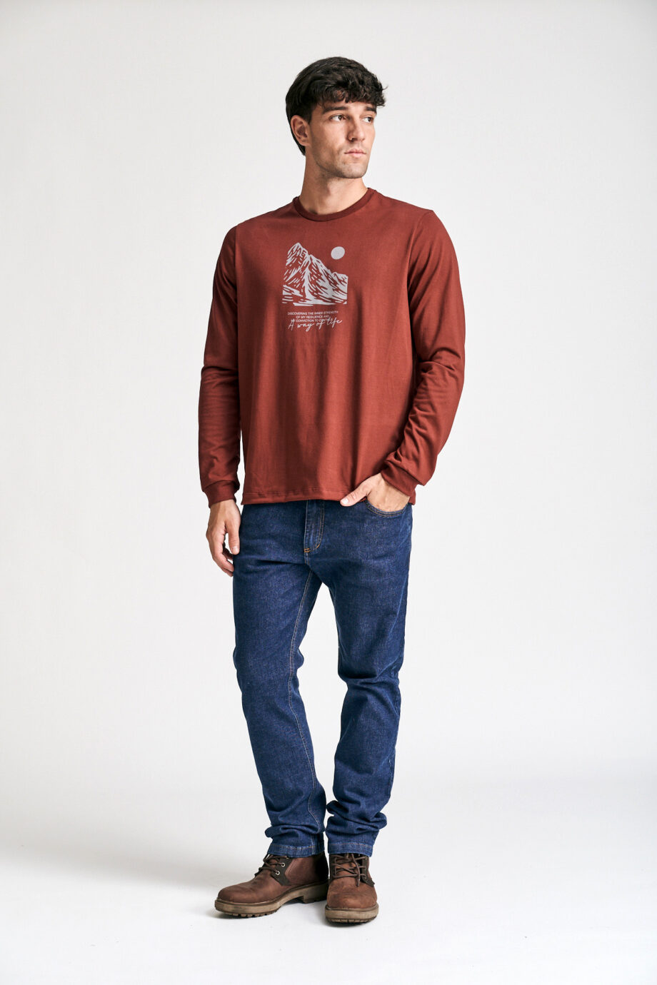 Remera mangas largas discovering