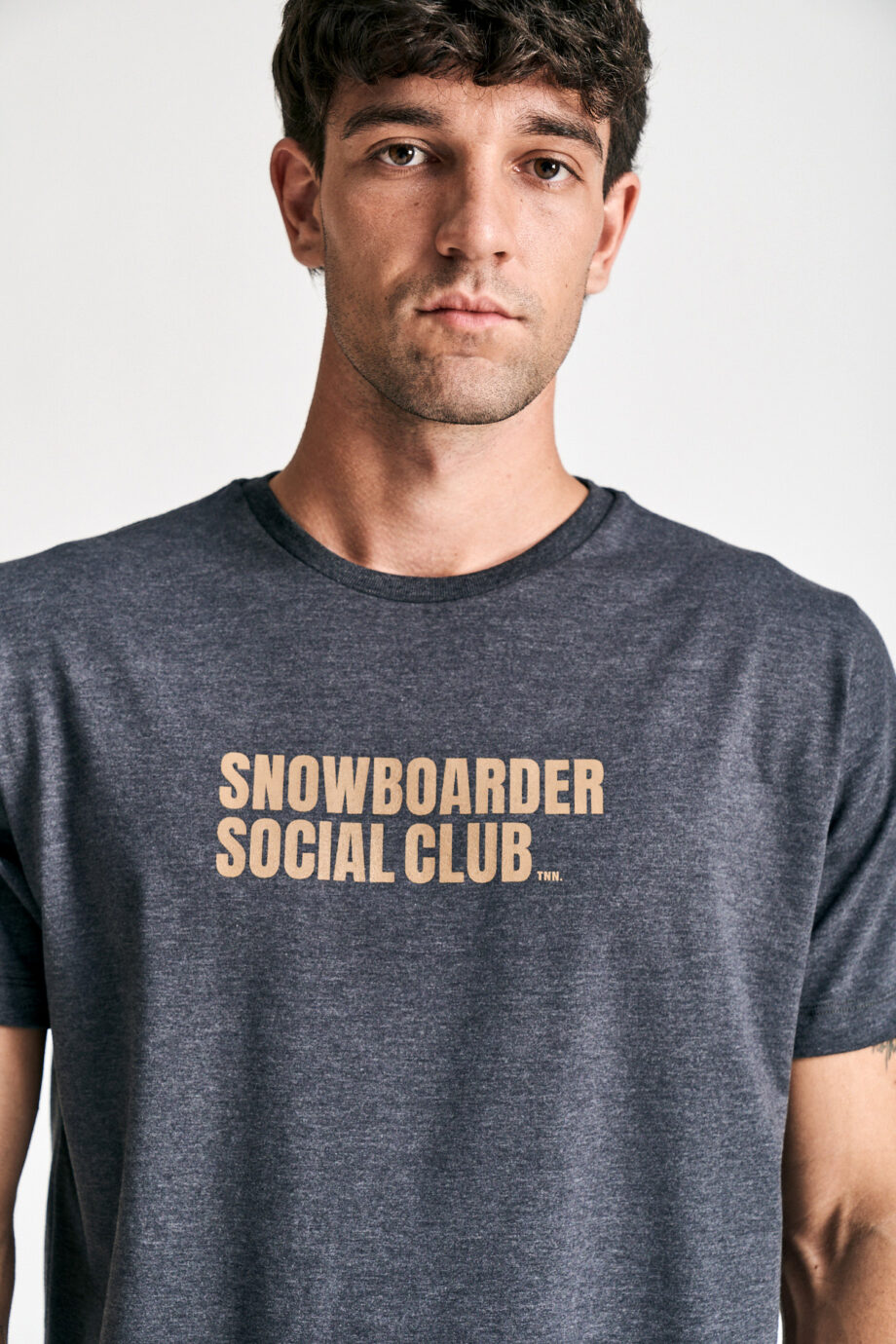 Remera mangas cortas snowboarder