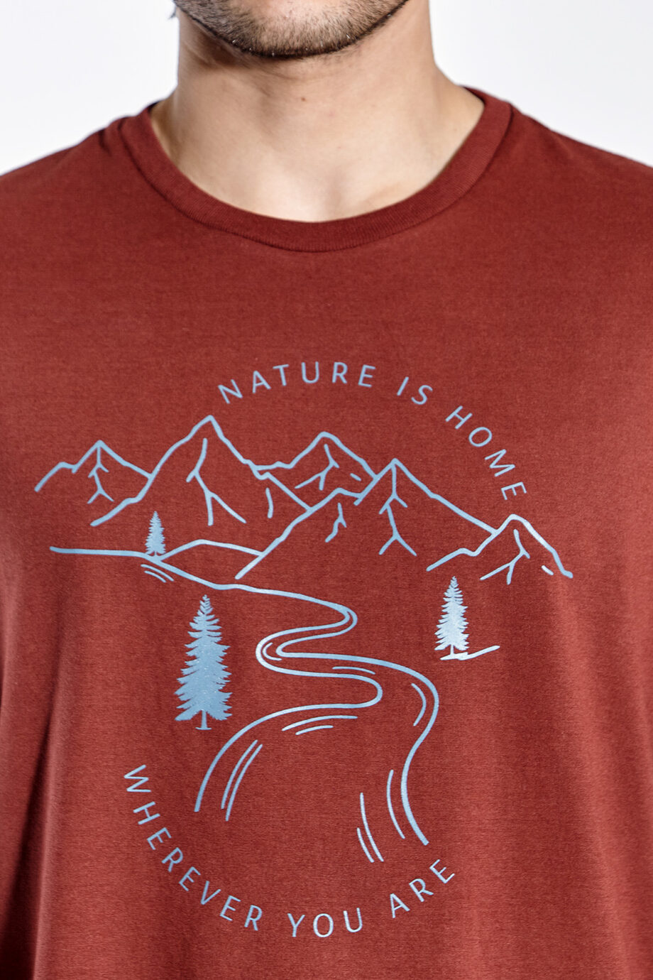 Remera nature de jersey