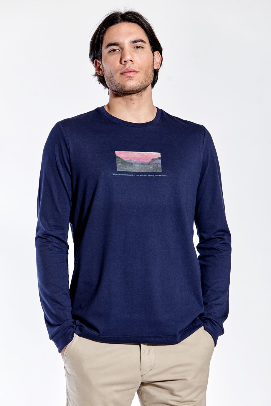 Remera Love nature de jersey