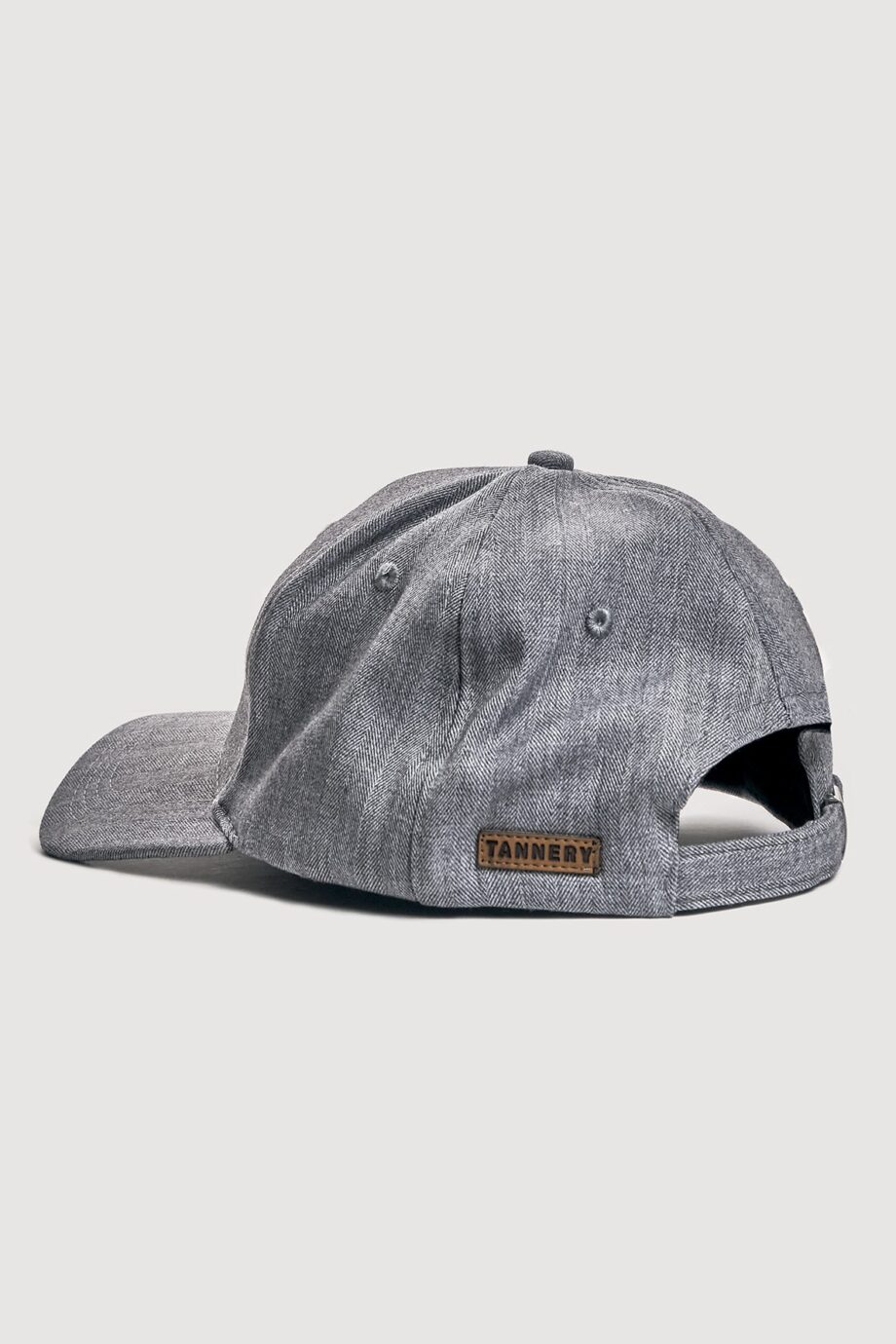 Gorra lisa de gabardina gaspeada