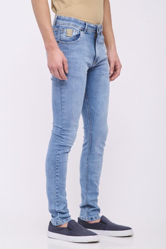 Jean slim fit matizado
