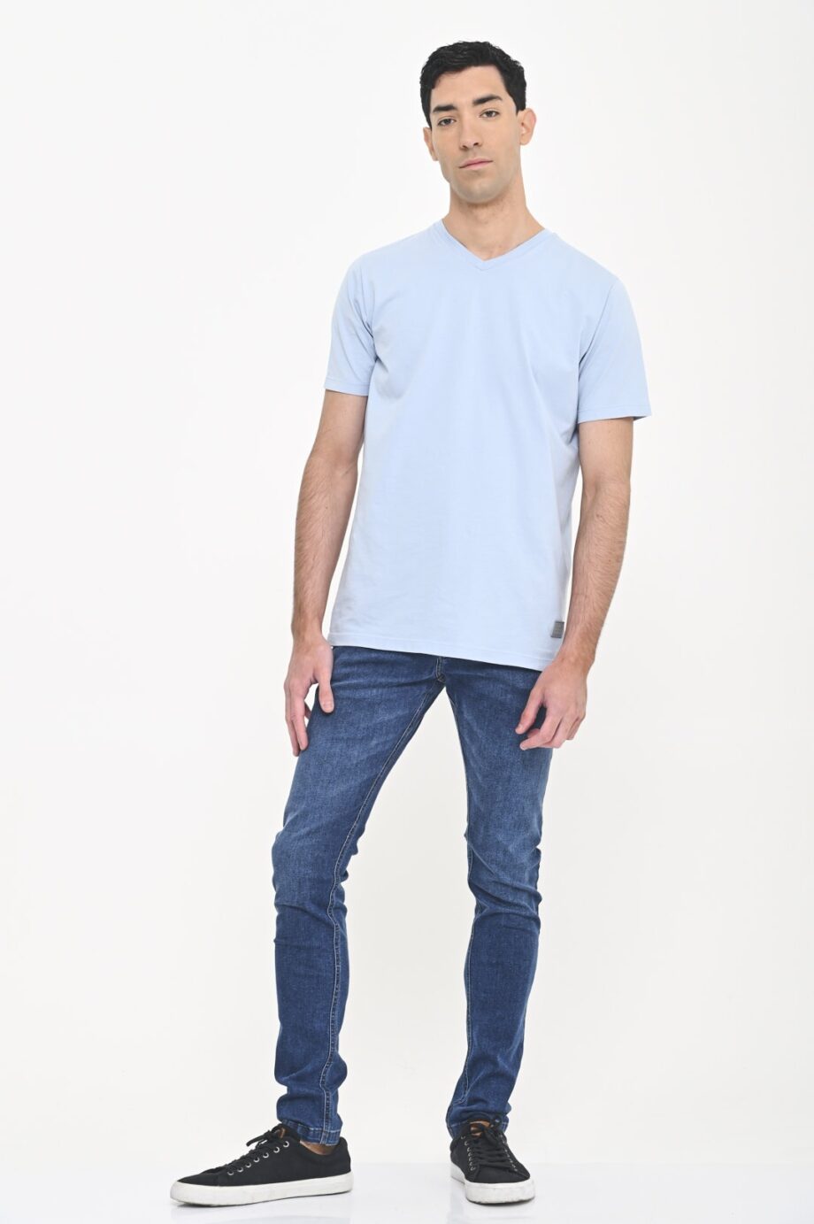 Jean slim fit gastado
